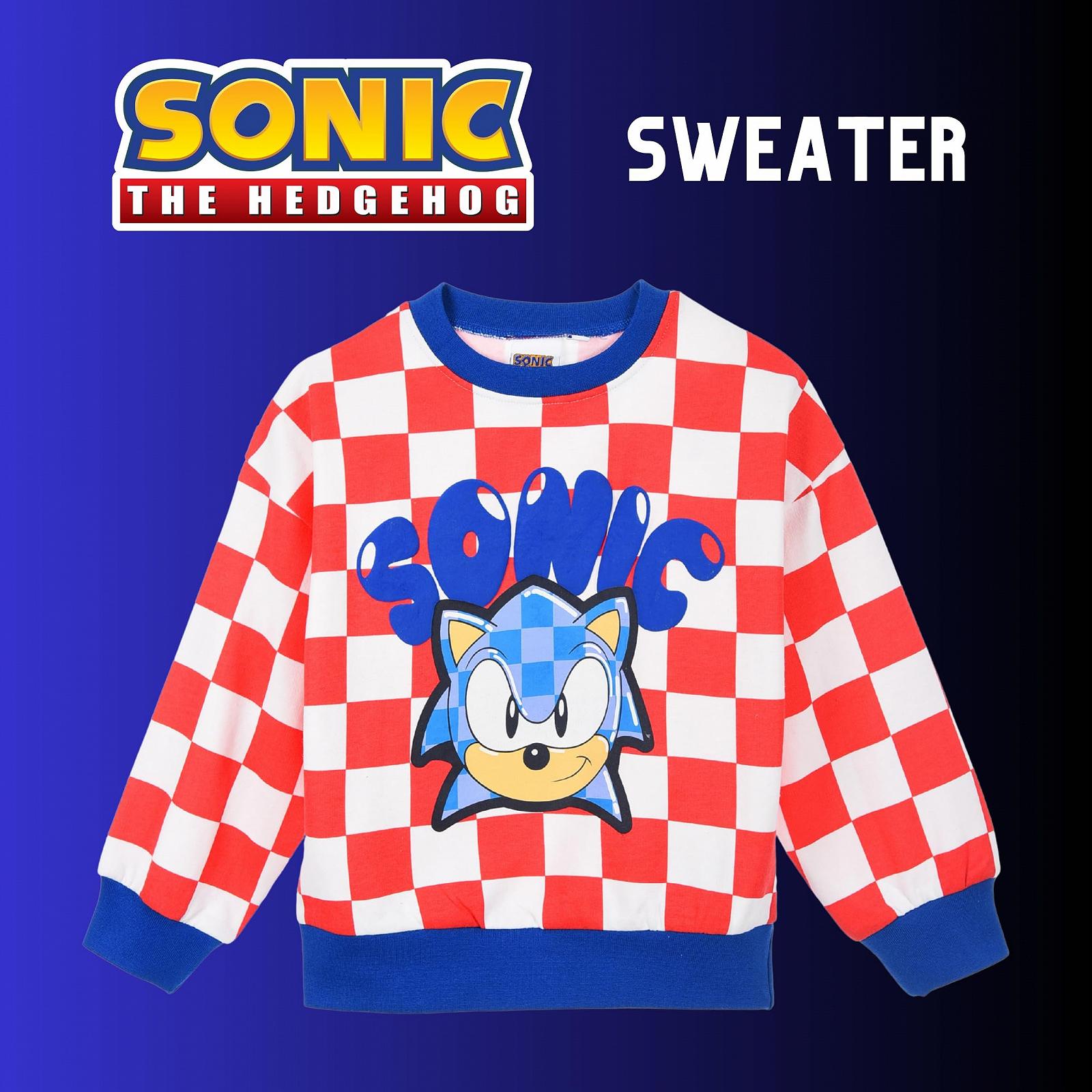 Джемпер Sonic The Hedgehog Хлопковый для мальчиков Подарок для детей Размеры от 4 до 12 лет, фото №3