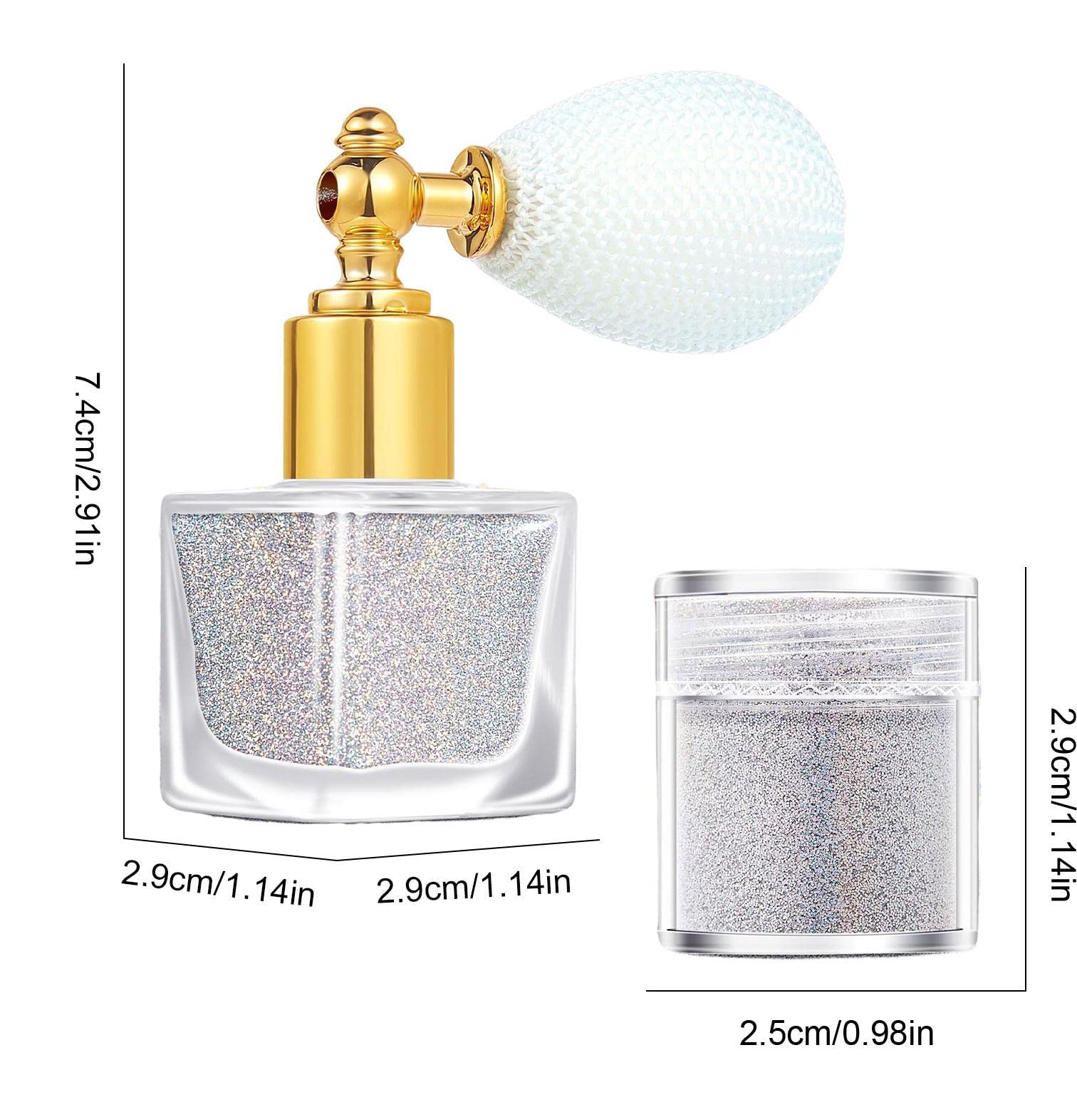 Спрей Povanjer Glitter Shimmering Face для лица и тела, фото №4