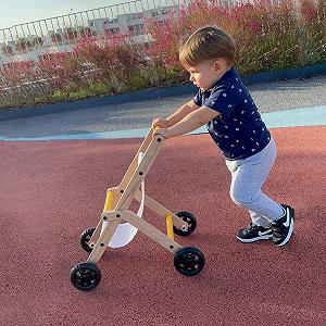 Коляска FAFOUR Дерев'яна ретро стиль Montessori synthetic.ua - Фото 1