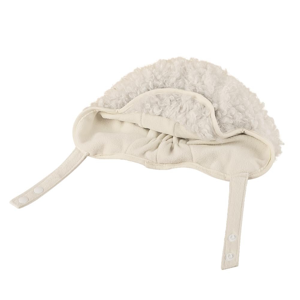 Зимова шапка-вушанка для дівчаток, штучна вовна, вітрозахисна, фото №6