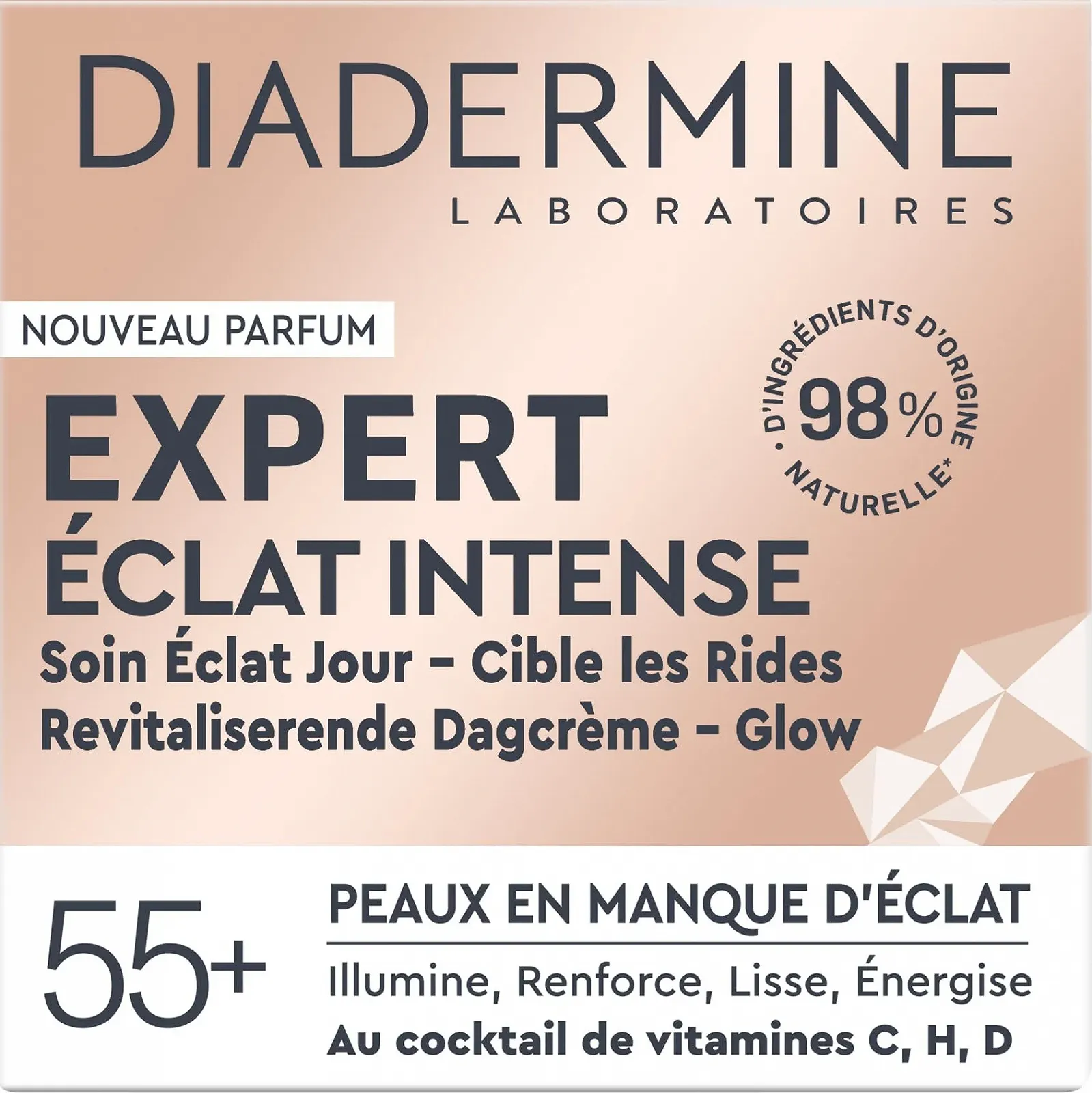 Денний крем для обличчя Diadermine Expert Eclat Intense для зрілої та вимогливої шкіри антивіковий 50 мл, фото №1