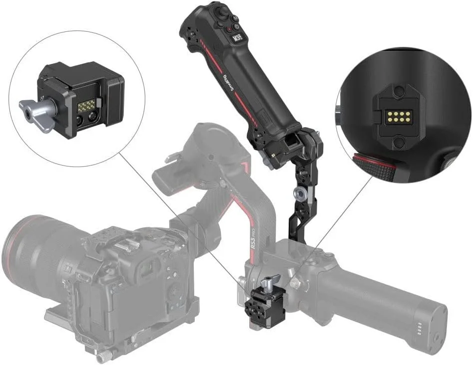 Бездротова ручка керування SMALLRIG для серії DJI RS Чорний, фото №4
