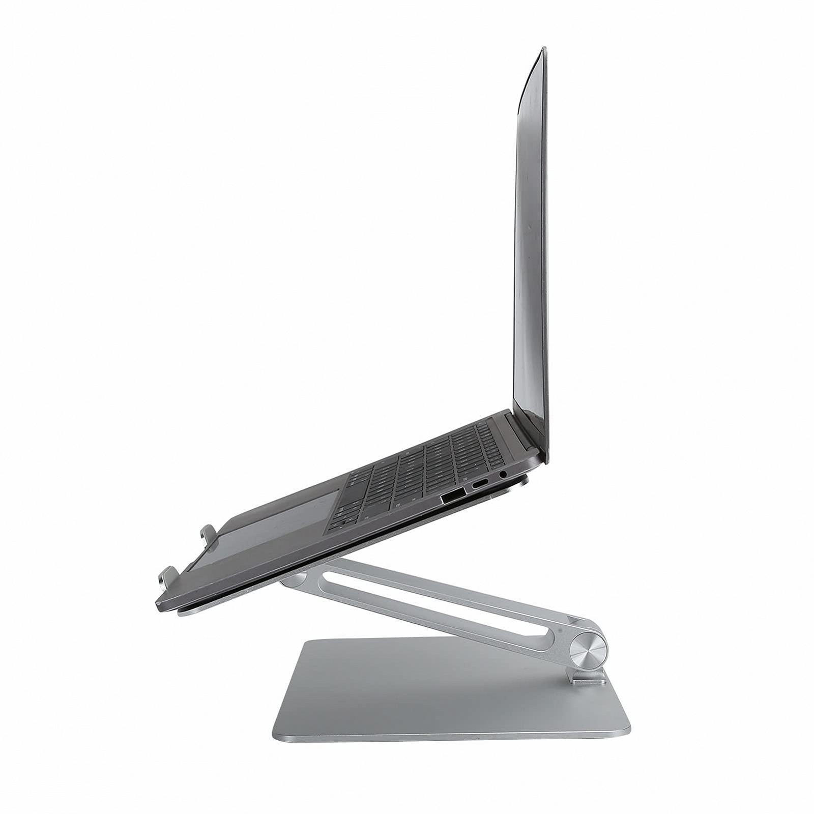 Регулируемая алюминиевая подставка для ноутбука Denash для улучшения охлаждения, базовая полка для пользователей ноутбуков 11-17 дюймов, фото №8