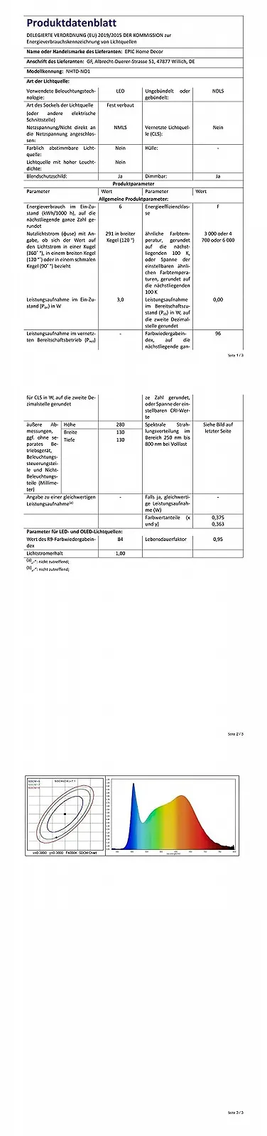 Настільна лампа EPIC LED акумуляторна сенсорна золота, фото №9