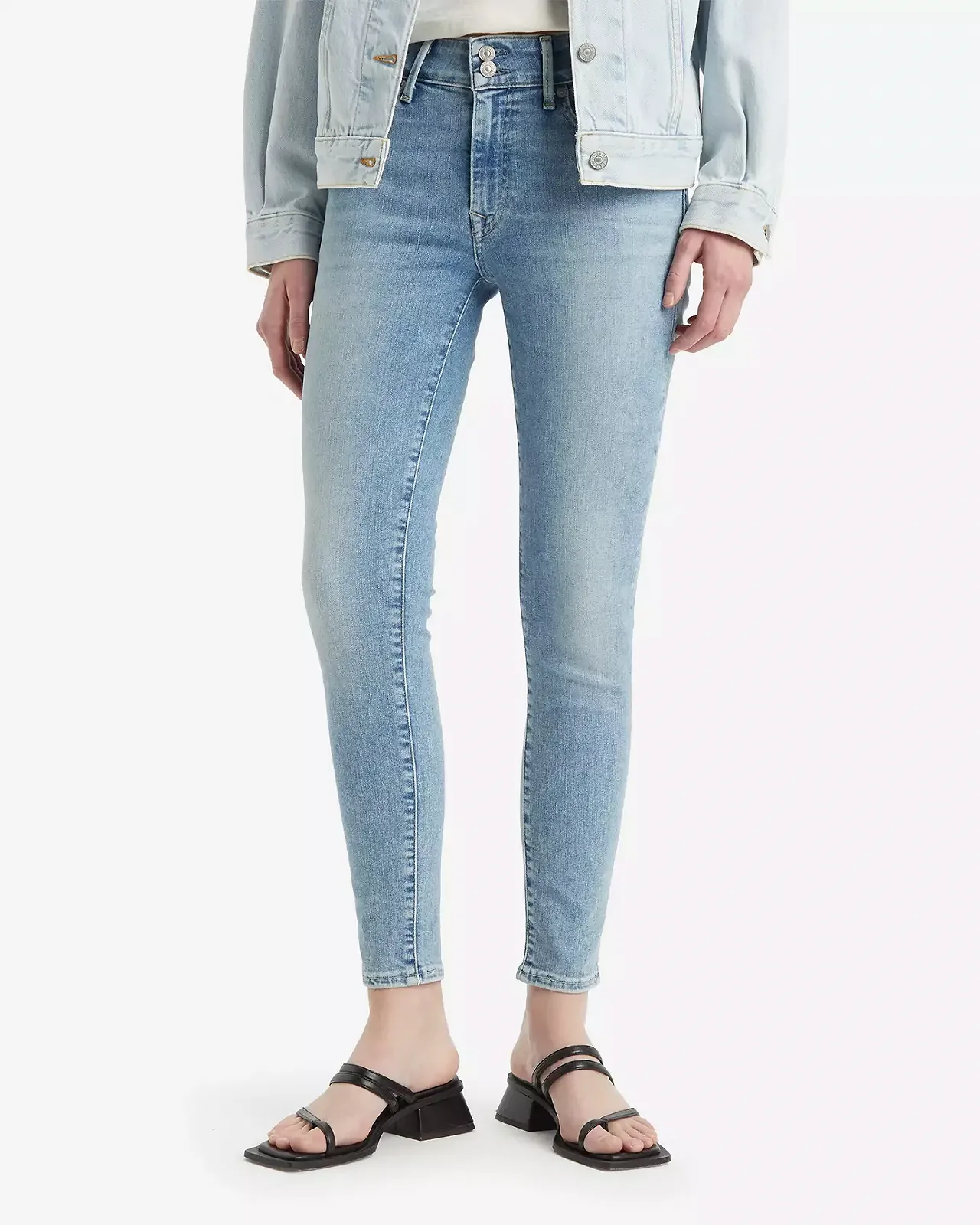 Женские джинсы Levis - 711 Double Button Blue Wave Light - 28, фото №2 Женские джинсы Levis - 711 Double Button Blue Wave Light - 28, фото №2