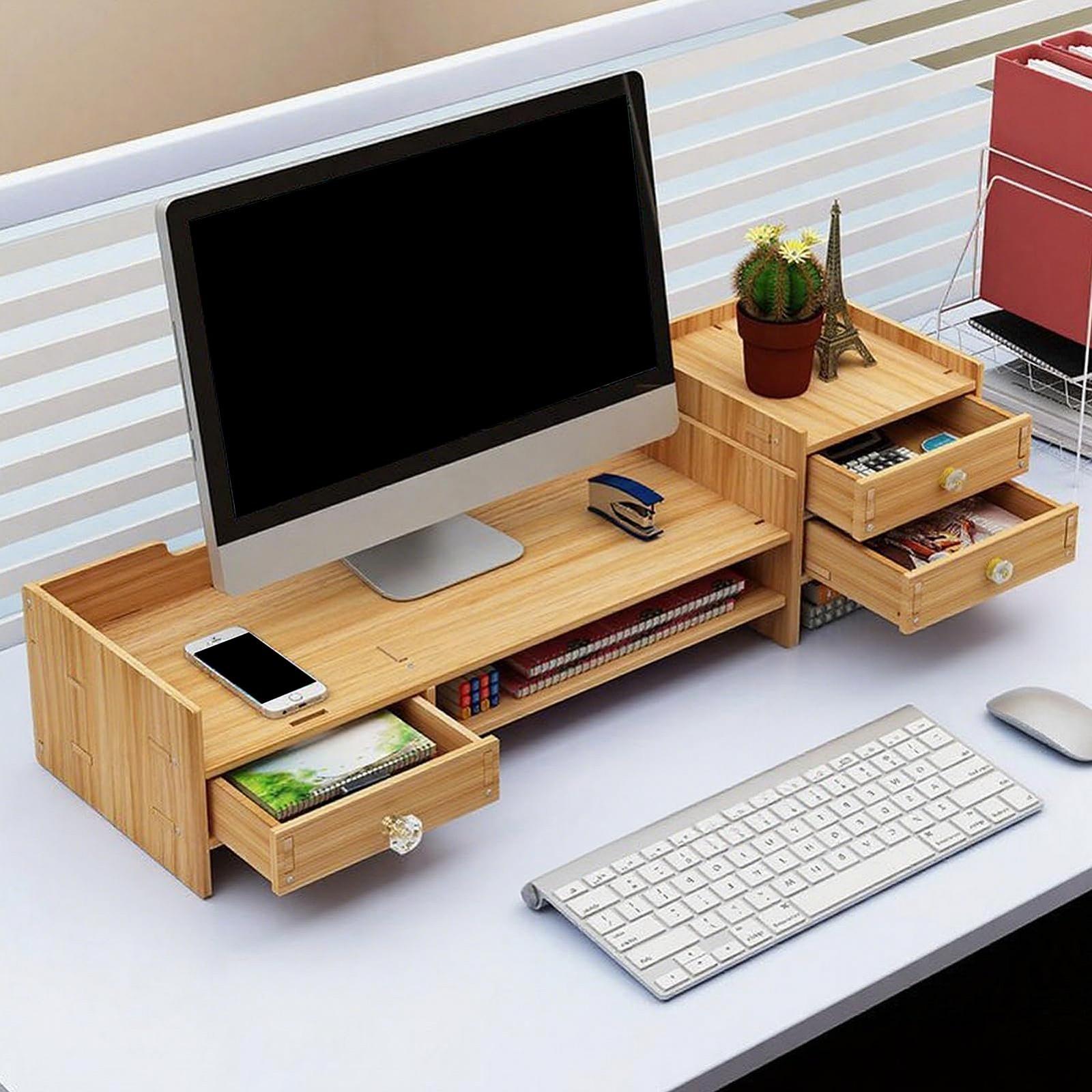 Підставка для монітора Настільна підставка-органайзер для комп'ютера, принтера, ноутбука, офісних аксесуарів, для дому, фото №8