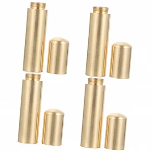 Коробка для зберігання Sosoport, 4 шт, водонепроникна, портативна, латунна - Фото 1