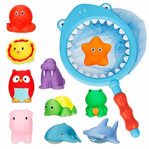 Игрушка для ванны с рыбацкой сеткой - Фото 1