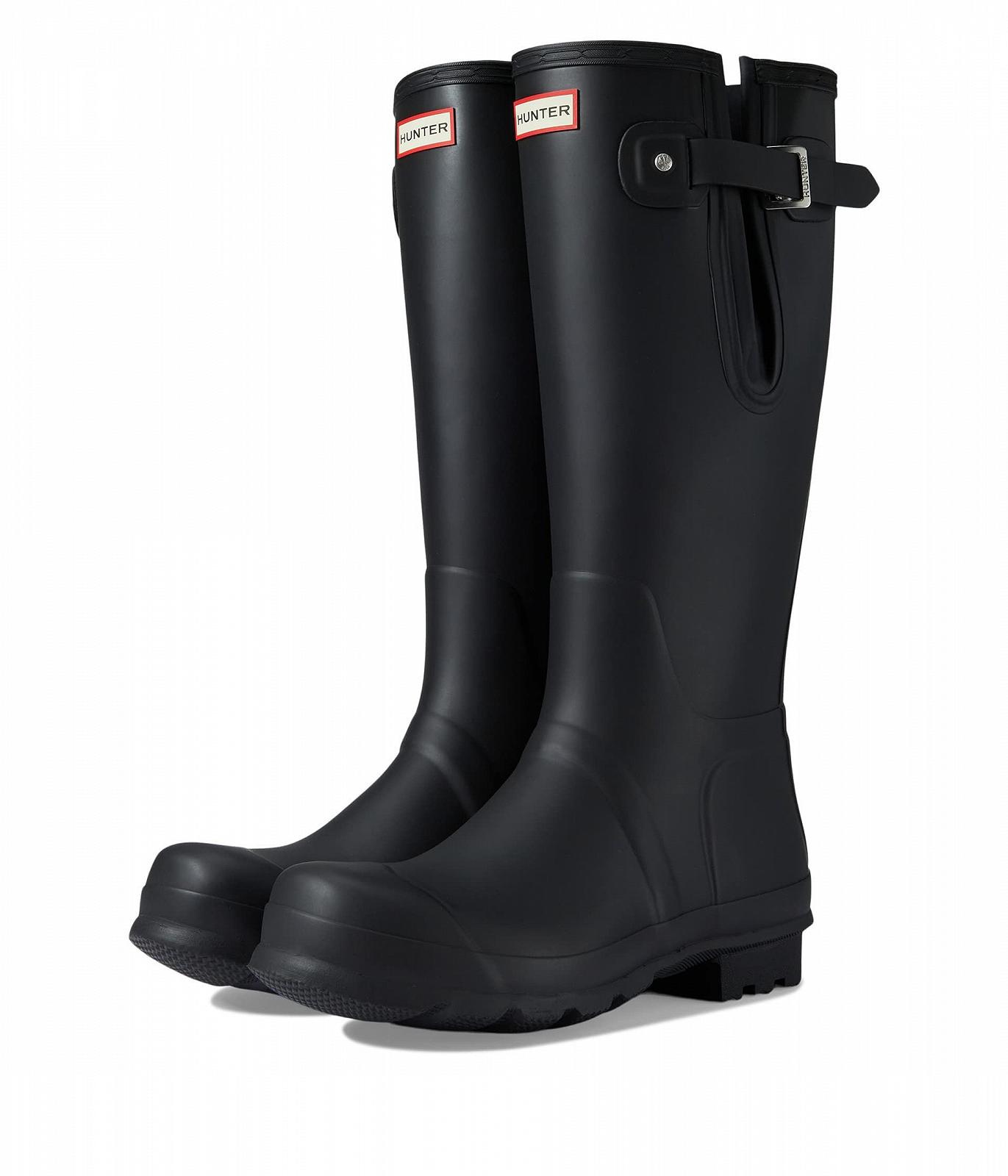 Ботинки Hunter Original Side Adjustable Мужские Черный, фото №1