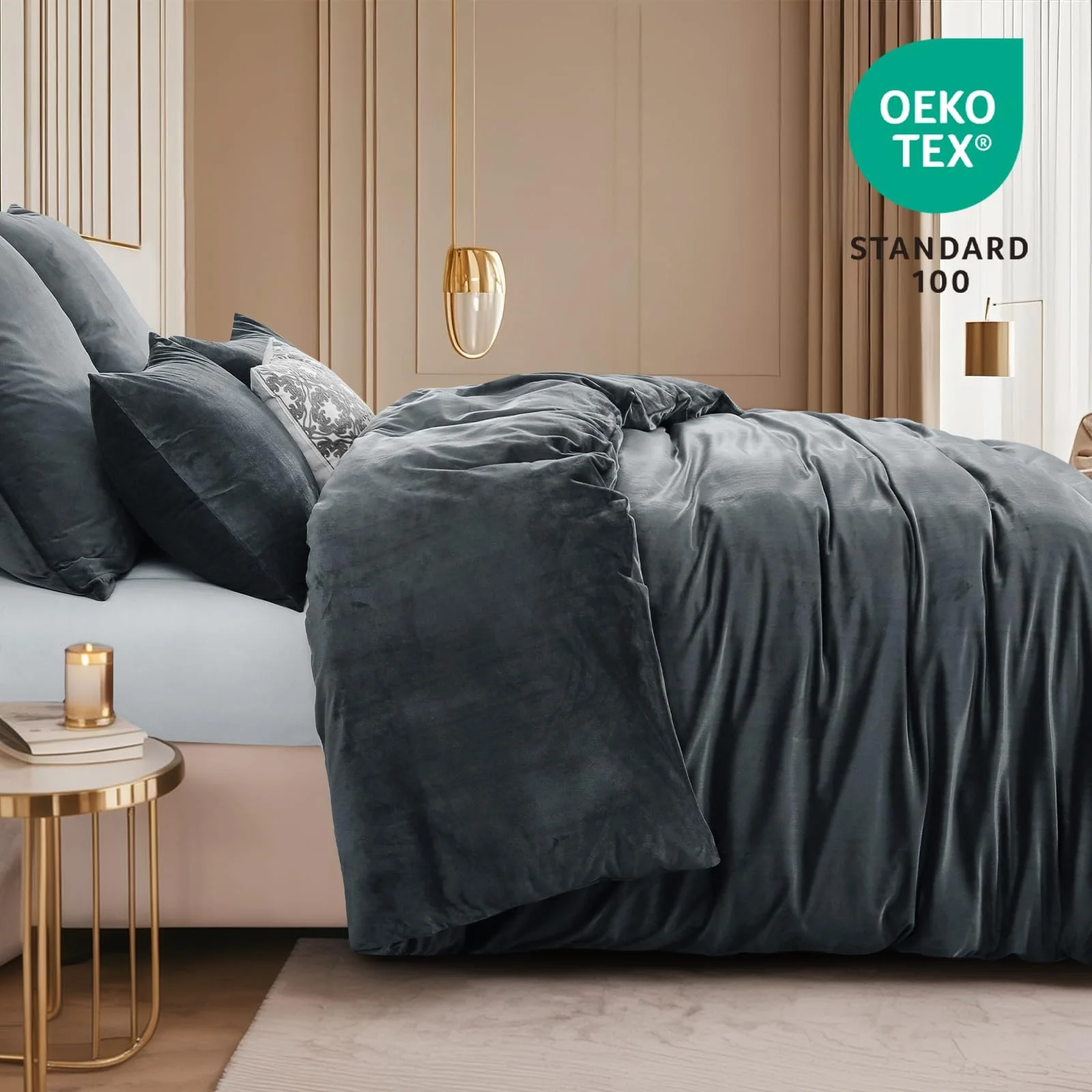 Постільна білизна Фланель RUIKASI 135 x 200 см, 4 предмети Тепла зимова, фото №3