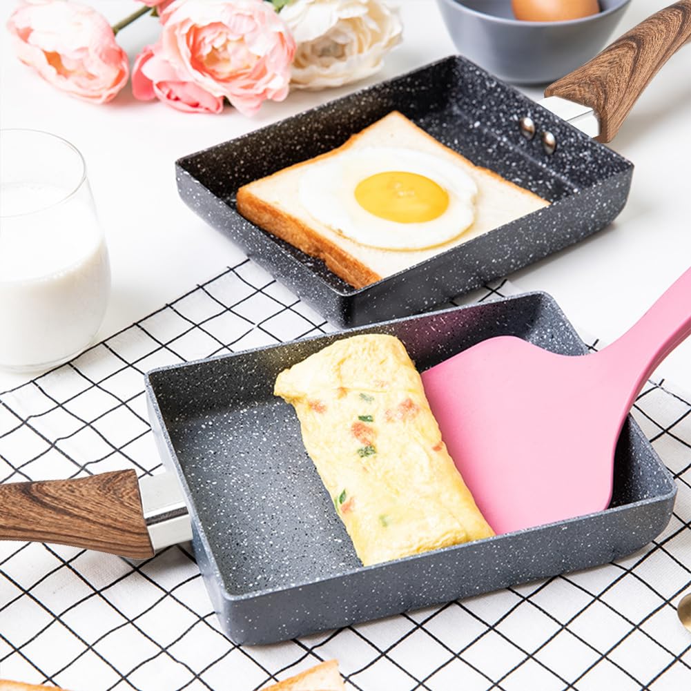 Сковорода Tamagoyaki Алюмінієва Антипригарна Чорна, фото №6