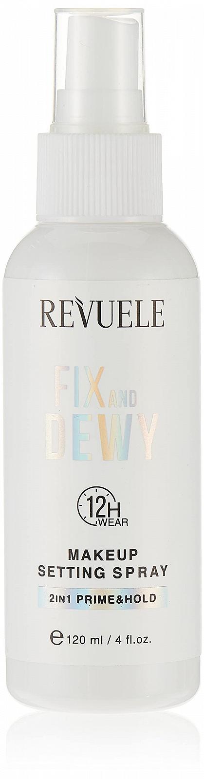 Спрей Revuele Make-up Setting Fix and Dewy 2-in-1 Prime & Hold 120 мл, фото №1