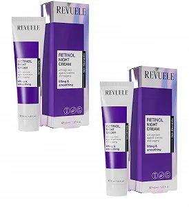 Нічний крем RevUELE Retinol 2 x 40 мл, Набір з 2 штук - Фото 1