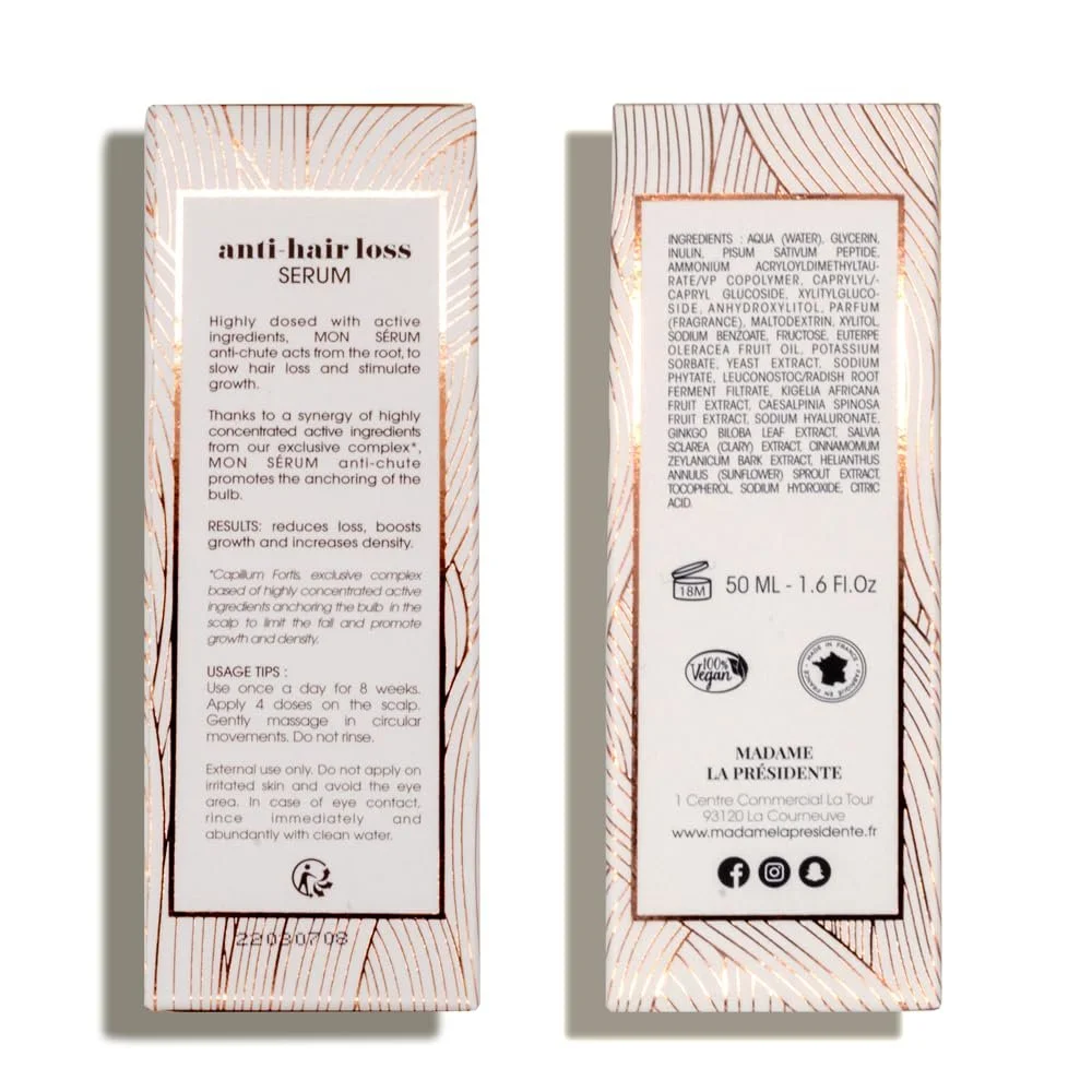 Сироватка Madame La Presidente Resolution No. 3 проти випадіння волосся, для прискорення росту, фото №2