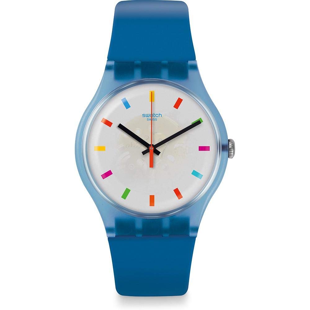 Часы Swatch Мужские Аналоговые Кварцевые SUON125 с силиконовым ремешком, фото №1