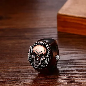 Кільце-годинник Avaner Простий круглий кільце-годинник Аналоговий кварцовий synthetic.ua - Фото 1