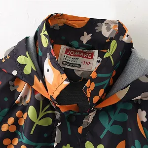 Дождевик Детский Для девочек Для мальчиков Легкая Куртка софтшелл Большие Размеры Дождевик Длинный Упаковываемый Для улицы с капюшоном Переходная куртка Большие Размеры Куртка софтшелл для девочек и мальчиков synthetic.ua - Фото 1