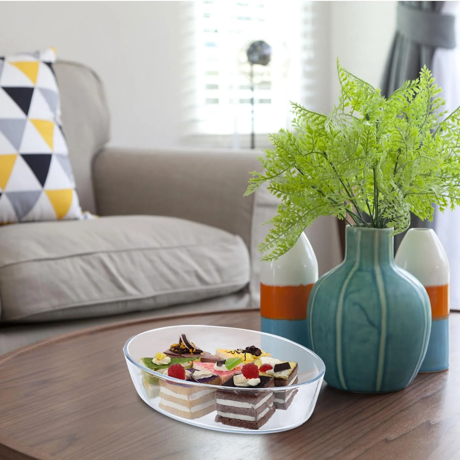 Форма для запекания Cabilock Большая Жаропрочная Стеклянная Антипригарная для духовки и микроволновой печи, фото №7 Форма для запекания Cabilock Большая Жаропрочная Стеклянная Антипригарная для духовки и микроволновой печи, фото №7