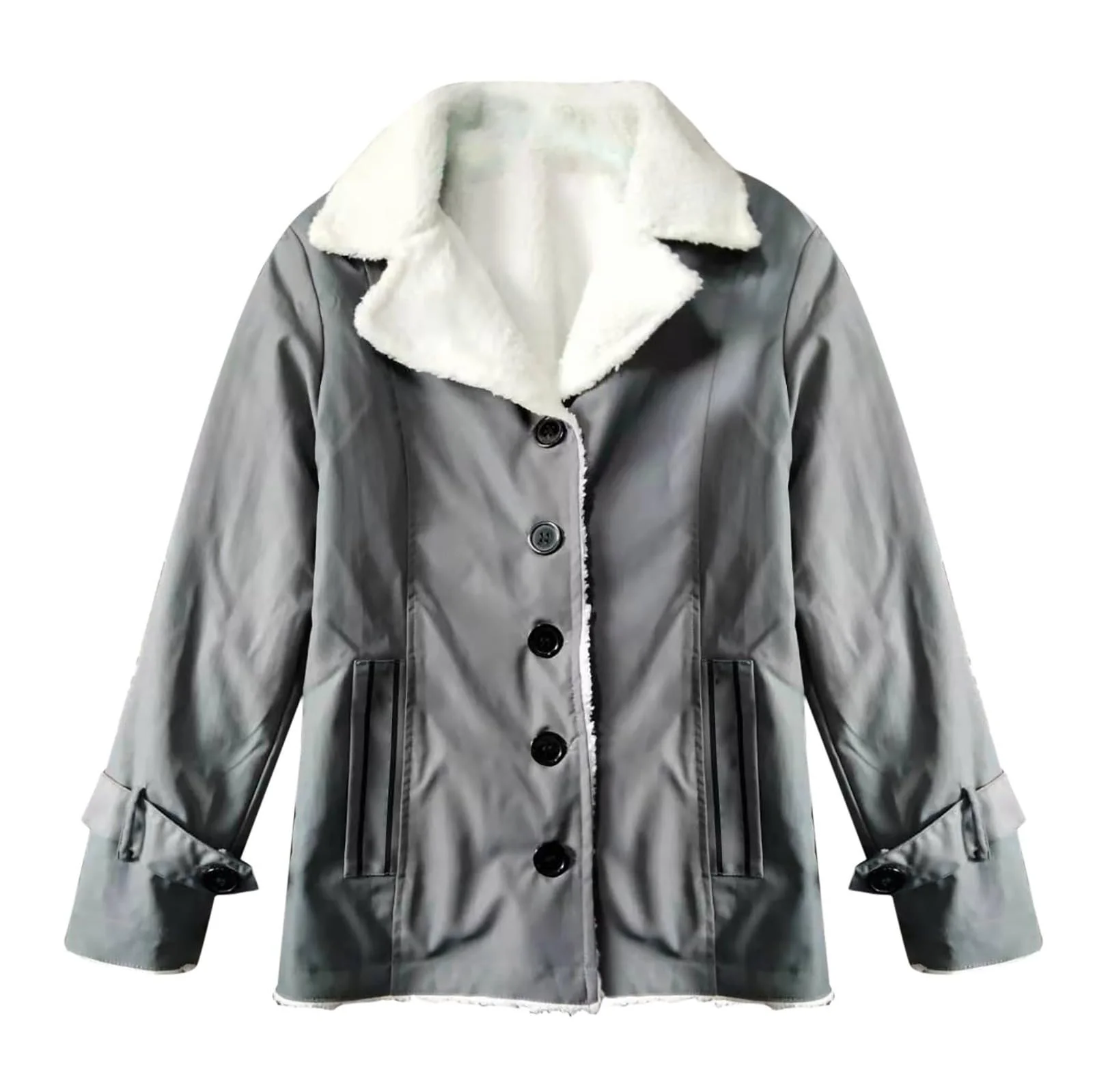 Женская Куртка Yowablo Jack Плюшевая Зимняя, фото №1 Женская Куртка Yowablo Jack Плюшевая Зимняя, фото №1