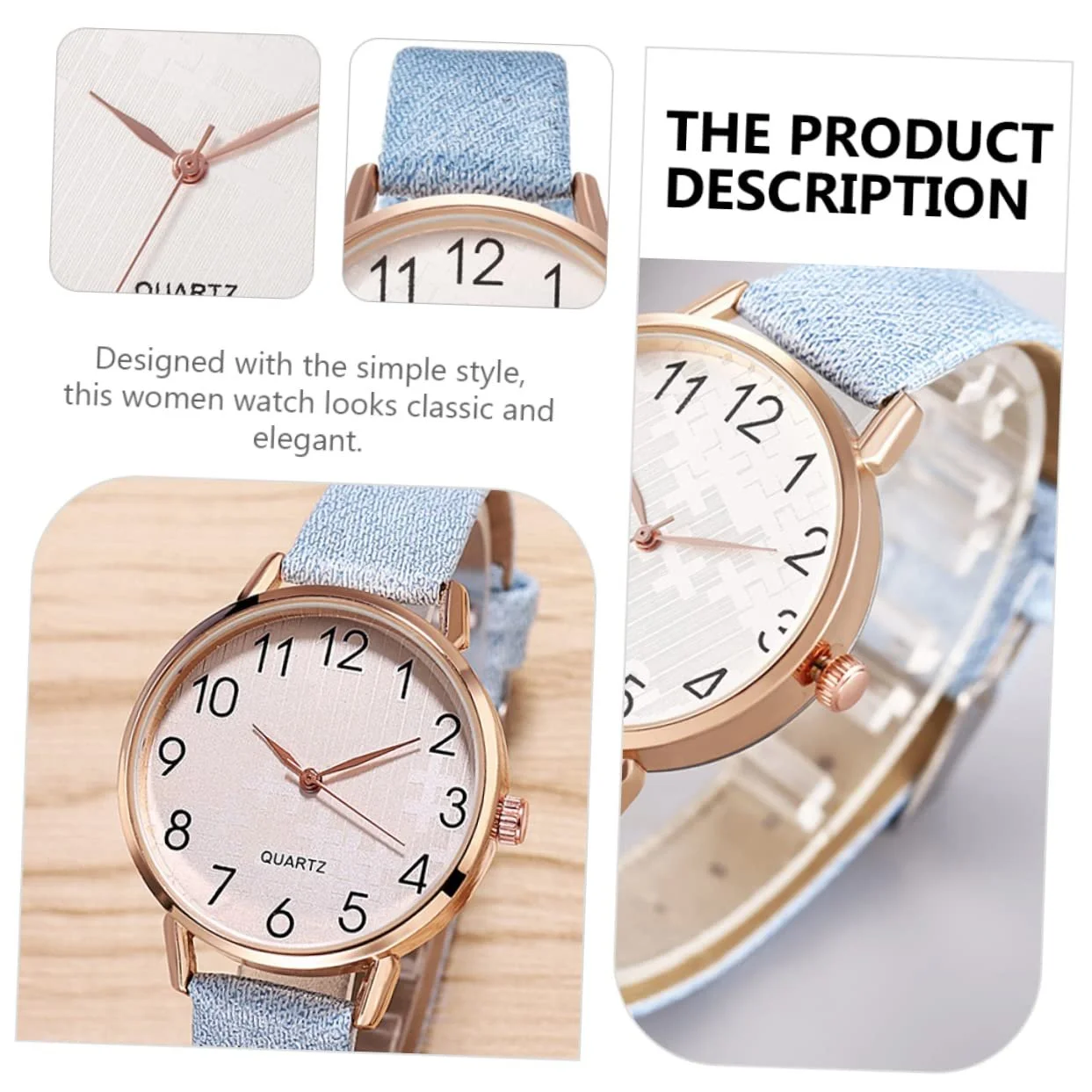 Часы Кварцевые LIFKOME Женские Синие, фото №5 Часы Кварцевые LIFKOME Женские Синие, фото №5