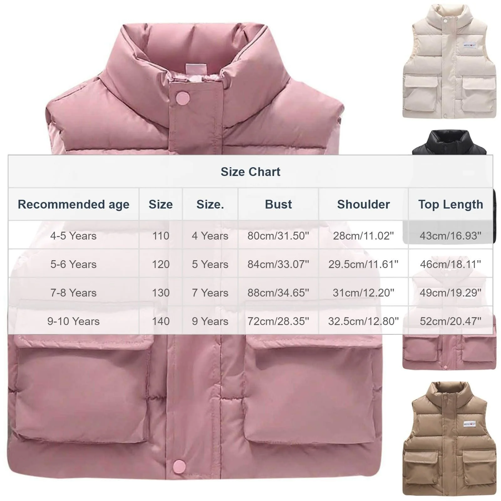 Жилет дитячий зимовий флісовий SYDUZAX, легкий, стьобаний, без рукавів, фото №6 Жилет дитячий зимовий флісовий SYDUZAX, легкий, стьобаний, без рукавів, фото №6