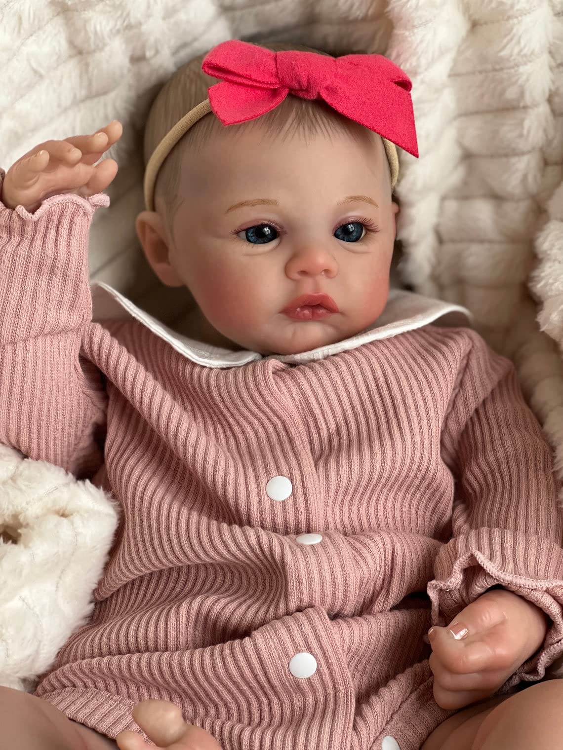 Лялька Zero pam Reborn Baby 48 см Реалістична силіконова дитяча дівчина з м'яким тілом з 3 років, фото №1