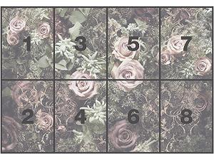 Фотообои Komar Velvet Букет роз 368 x 254 см synthetic.ua - Фото 1