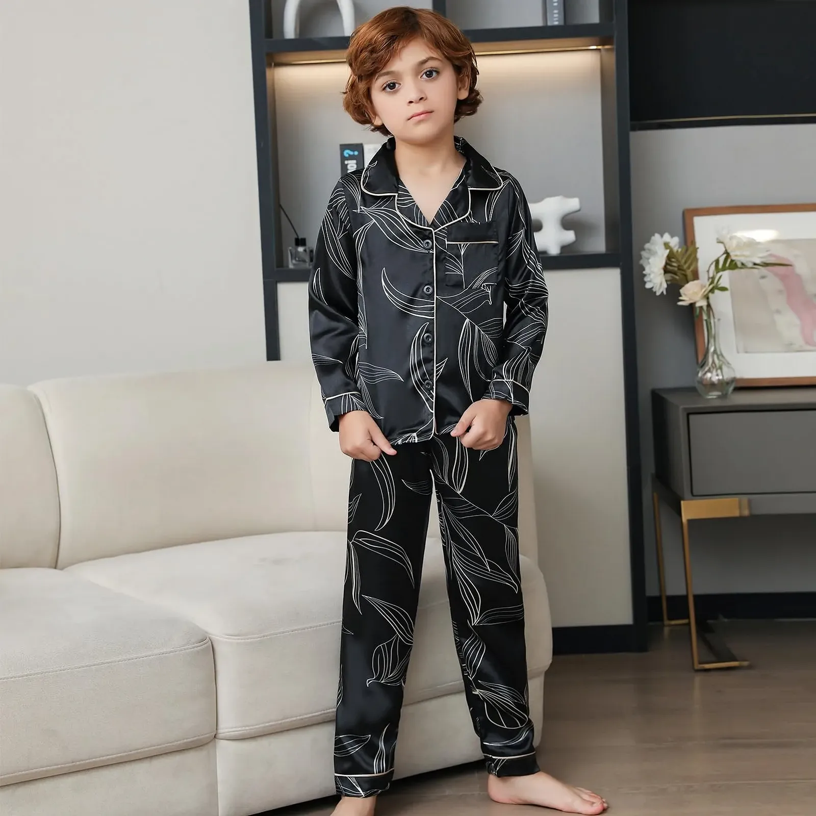 Комплект піжами атласний RuanMM, фото №3