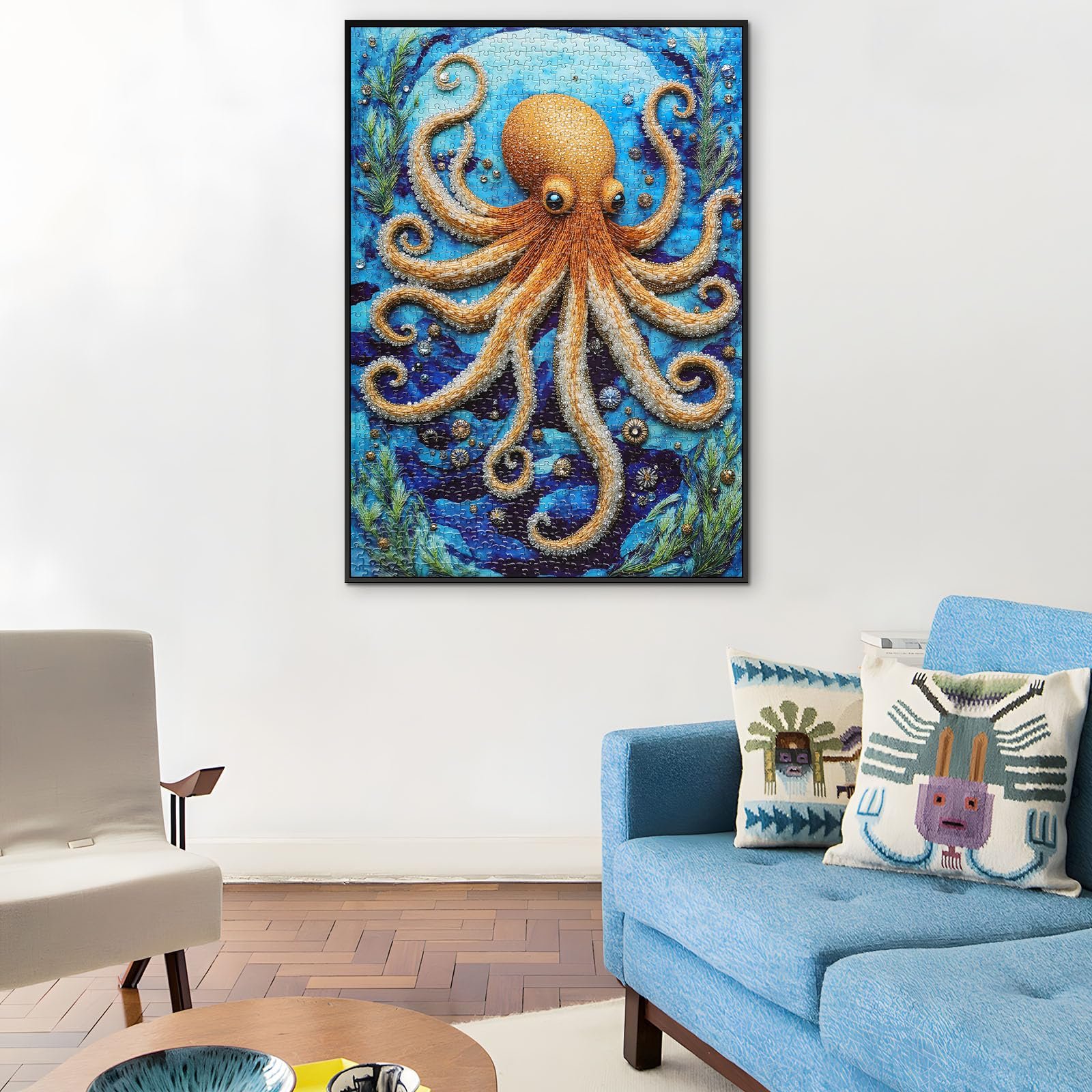 Пазли Hopgo Beaded Octopus with Pearl Pattern 1000 елементів 70 x 50 см, фото №8