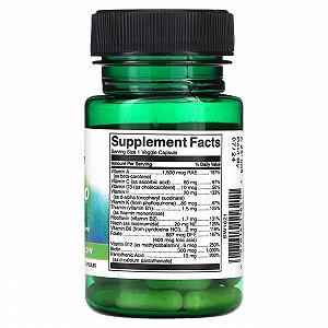 Мультивитамины Swanson Mini Cap Multi 30 Veggie Capsules synthetic.ua - Фото 1