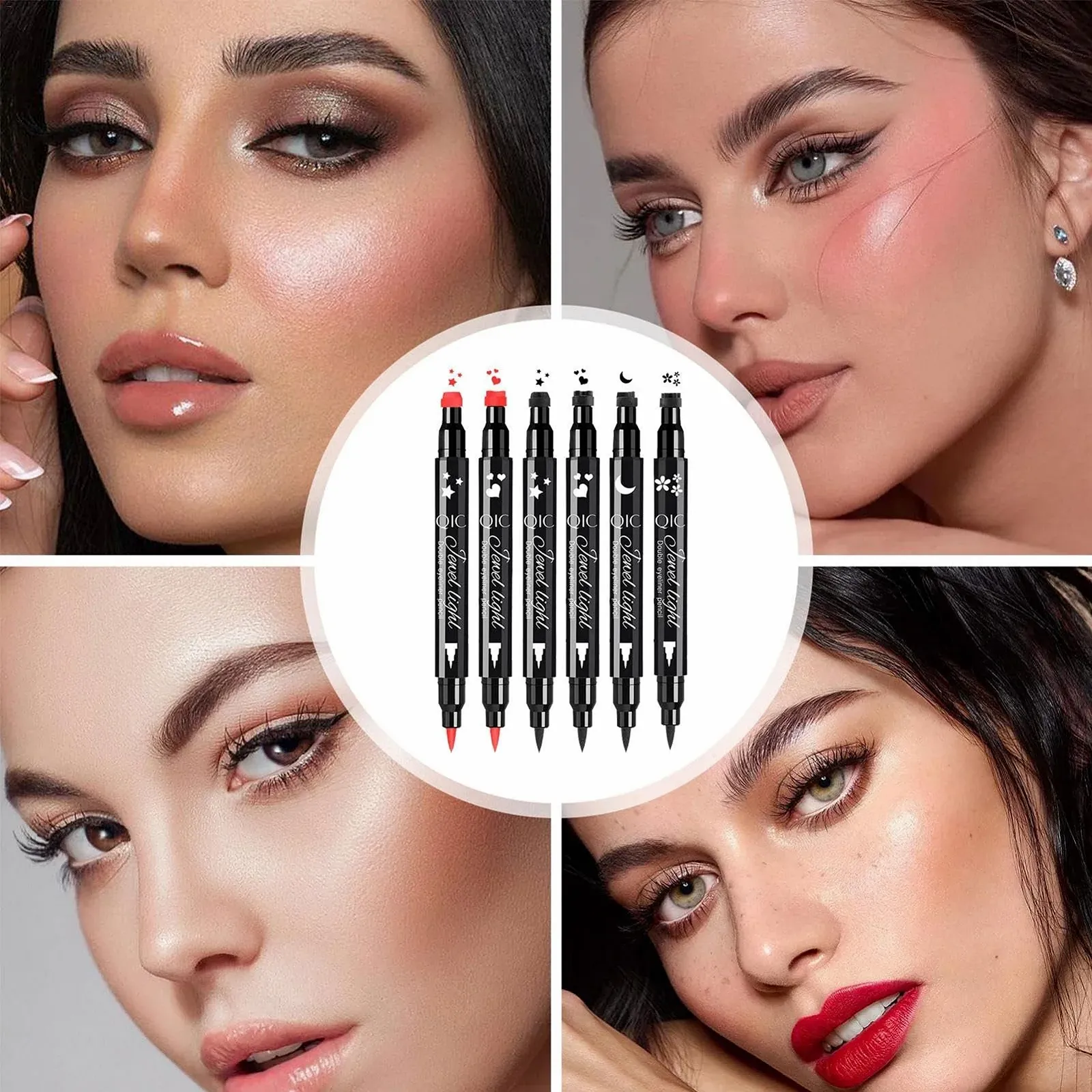 Рідка Eyeliner Набір штампів Eyeliner з двома кінцями, фото №5