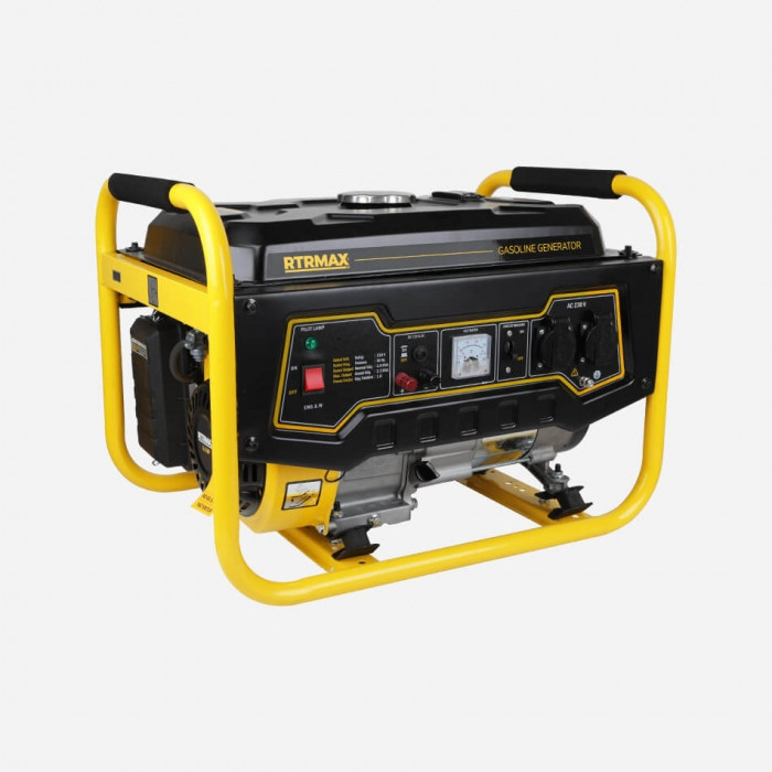 Газовий генератор RTRMAX RTR-3510 2,8 кВА 1 фаза ручний стартер ETSG, фото №1