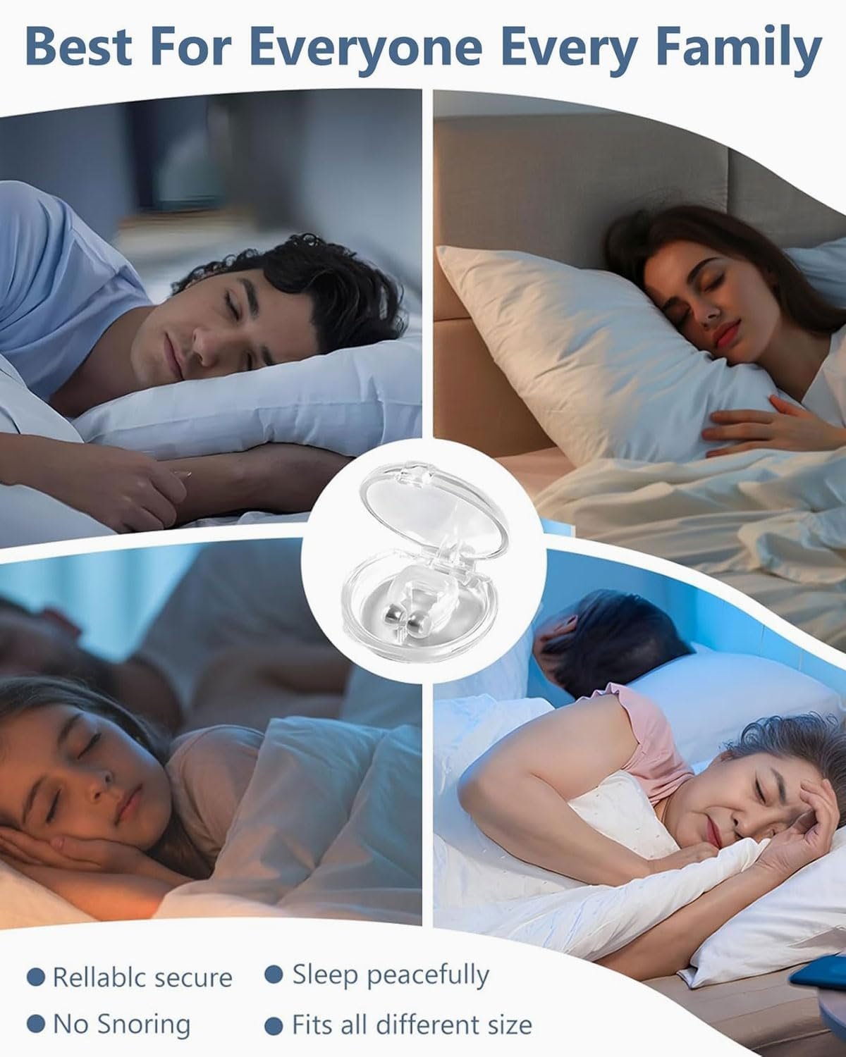 Затискачі від хропіння, 8 шт., Роздільник для носа, Багаторазовий затискач для носа, фото №6