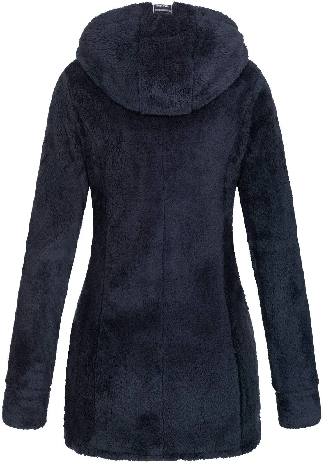 Куртка Sublevel Teddy Fleece LSL-357 Женская с капюшоном, фото №2 Куртка Sublevel Teddy Fleece LSL-357 Женская с капюшоном, фото №2