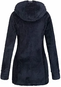 Куртка Sublevel Teddy Fleece LSL-357 Женская с капюшоном synthetic.ua - Фото 1