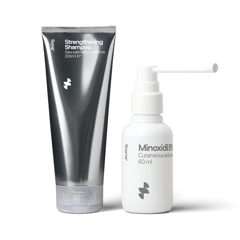 Міноксидил 5% Sons & Шампунь Sons - Місцевий розчин для лікування випадіння та стоншення волосся у чоловіків, фото №1