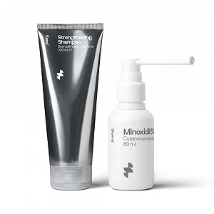 Миноксидил 5% Sons & Шампунь Sons - Местный раствор и формула блокировки ДГТ для лечения выпадения и истончения волос у мужчин - Для наружного применения - 1 месяц - Фото 1