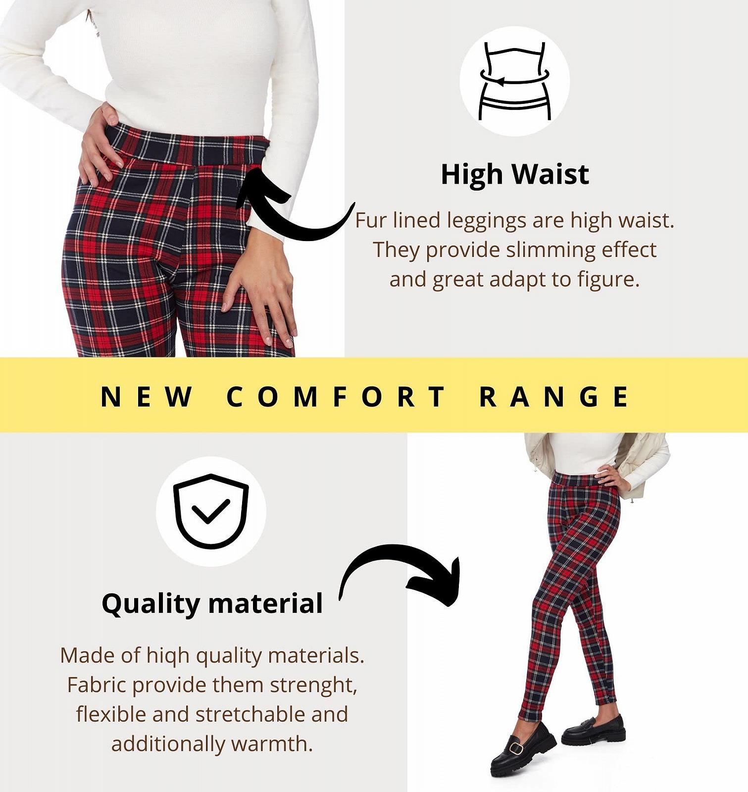 Леггинсы FUTURO FASHION с меховой подкладкой, 2 узора, утепленные леггинсы с узором в клетку и камуфляжным узором, теплые зимние леггинсы с высокой талиейДля женщин, термоДля женщин, размер M-3XL, фото №5