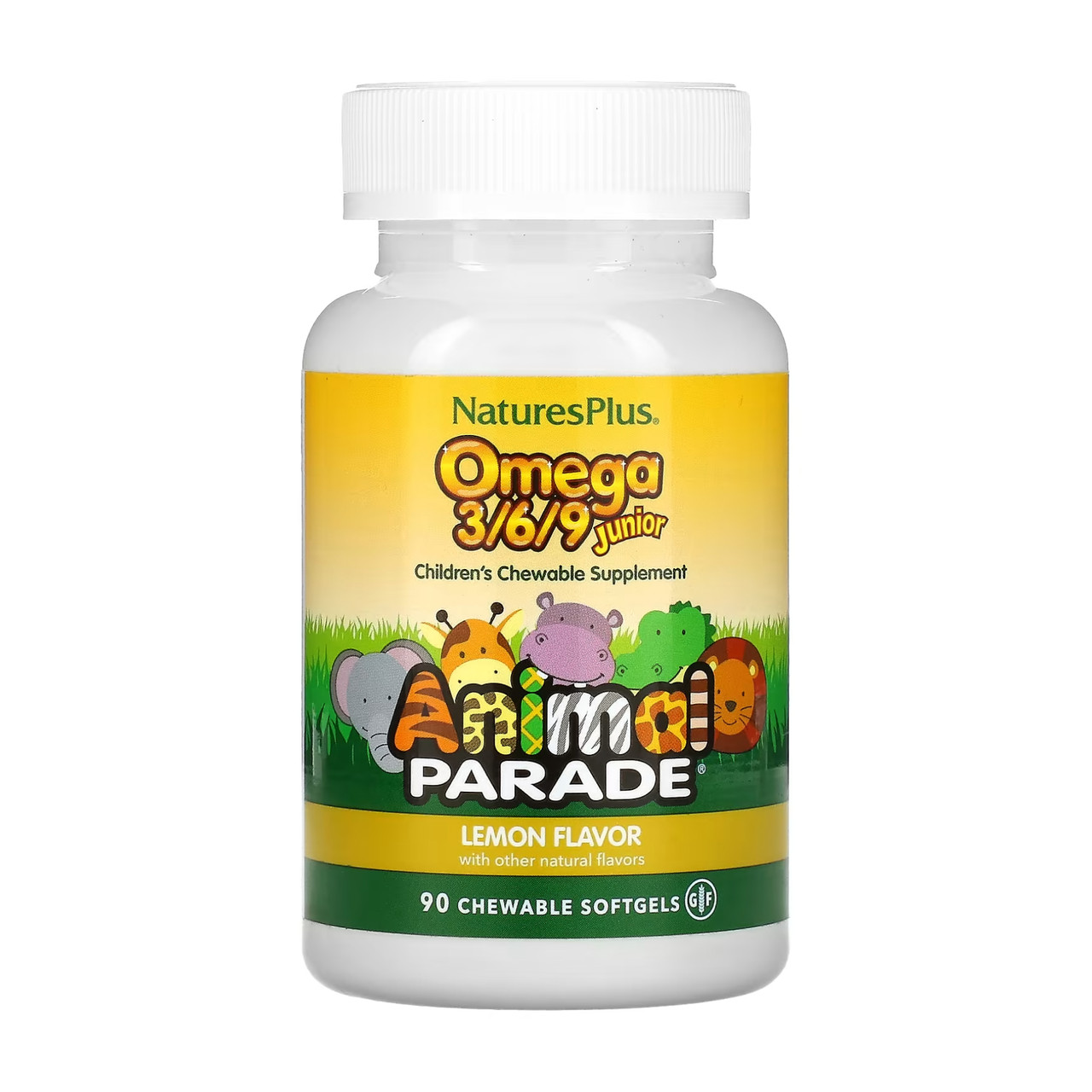 Animal Parade 3/6/9 Junior 90 softgels, фото №1