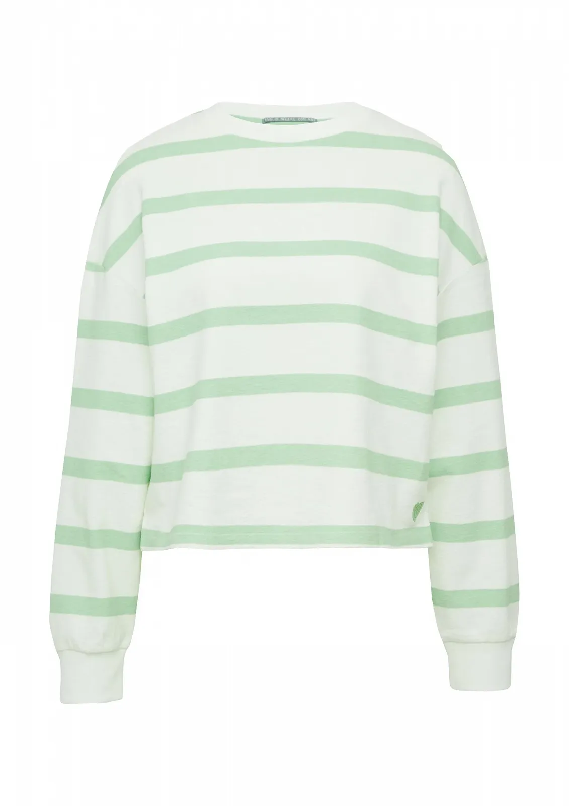 Свитшот QS В полоску Со спущенными плечами, фото №1