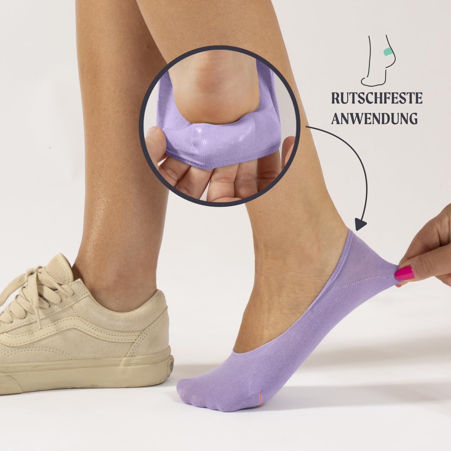 Шкарпетки Calzitaly Unisex Бавовна Невидимі для чоловіків та жінок, Зроблено в Італії, фото №2