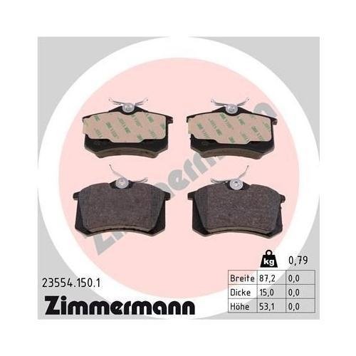 Гальмівний диск ZIMMERMANN SPORT Z 100.1235.52 для VAG VW (FAW) VW (SVW), фото №6