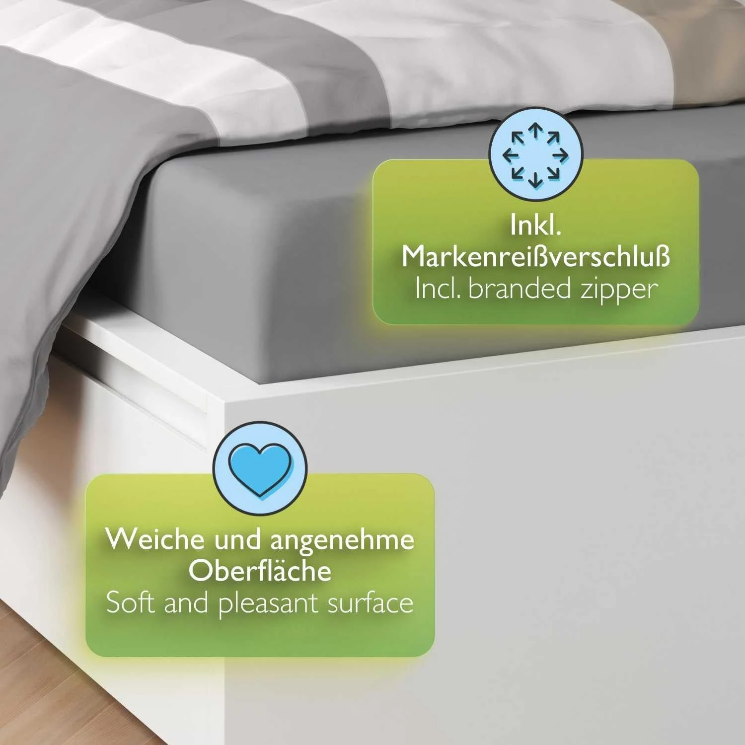 Постільна білизна etérea Urban Check мікрофібра 140x200 см набір із 2 предметів з наволочкою 70x90 см коричнева, фото №5