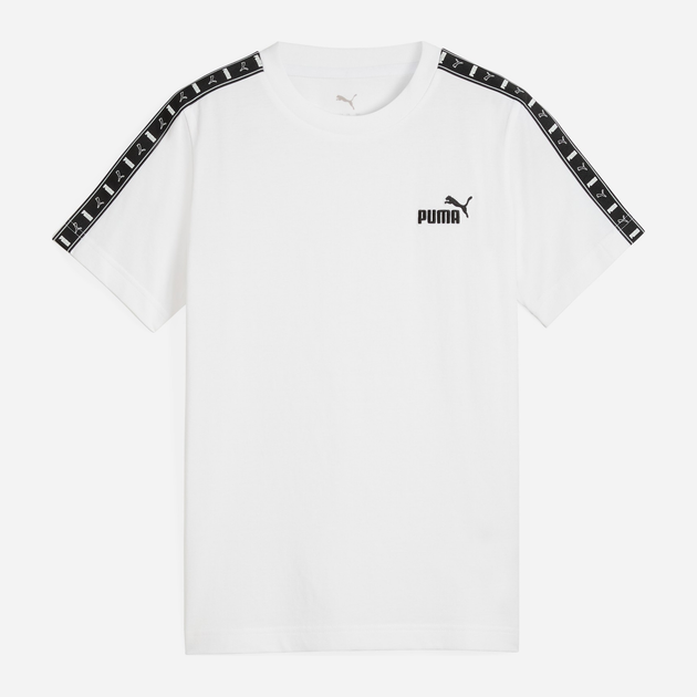 Футболка підліткова ESS TAPE Tee 68578002 Puma Білий S, фото №4