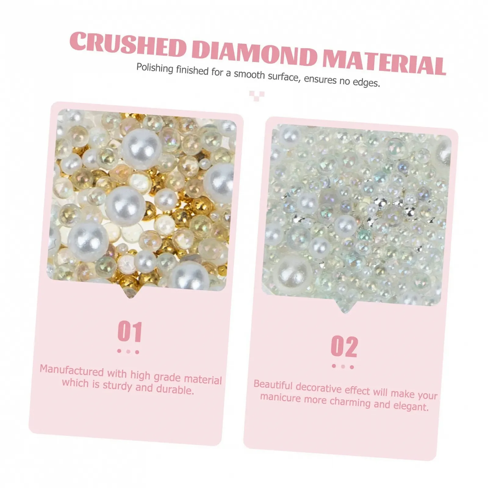 Перлини Дизайн Балетні Туфлі Для декорування нігтів, фото №2