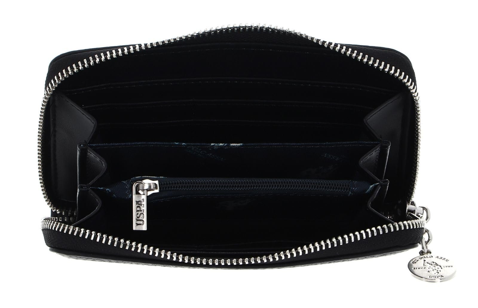 Гаманець U.S. POLO ASSN. Breezy Zip Around Black, фото №2