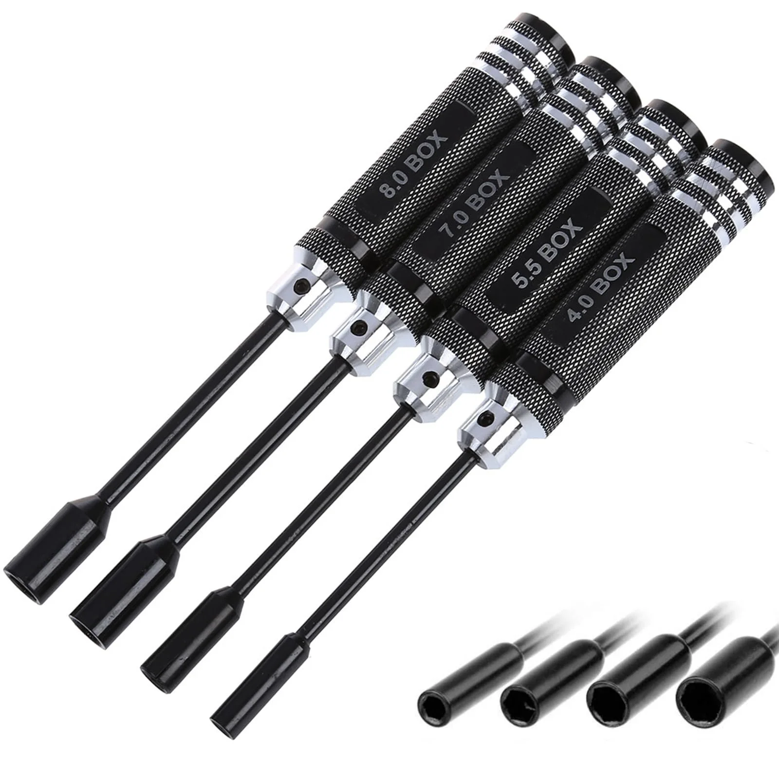 Набір шестигранних викруток для RC-моделей 4 шт. 4.0 мм 5.5 мм 7.0 мм 8.0 мм, фото №1