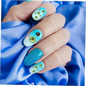 Стрази Плоскі Healeved 3s Комплекти різних кольорів synthetic.ua - Фото 1