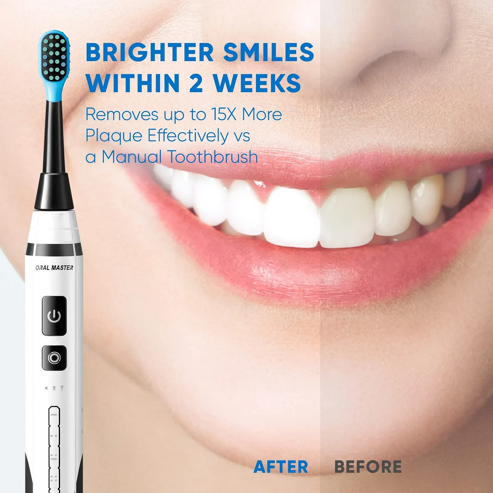 Электрическая зубная щетка Udefine 5 режимов IPX7 DuPont детская модель, фото №3