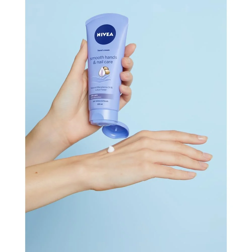 Крем для рук NIVEA Smooth Hands and Nail Protection 100 мл, фото №5